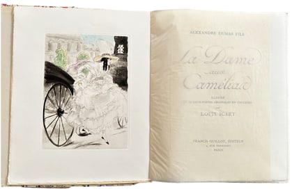 Icart, Louis. La dame aux camélias, with 25 etchings, 1938, one of 175 copies