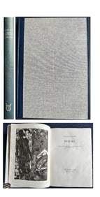 Wallace Stevens. Poems. With a signed etching by Jasper Johns, 1985, one of 300 copies