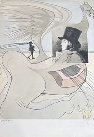 DALI, GOYA. Les caprices de Goya. With 80 signed etchings.