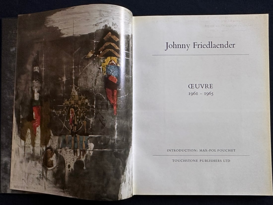 Johnny Friedlaender Oeuvres 1961-65 with one original lithograph. (1 of 4)