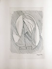 La Soif du Jonc. With 3 drypoint signed by Villon. 1955.