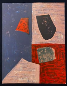 Serge Poliakoff Lithograph. 1958.