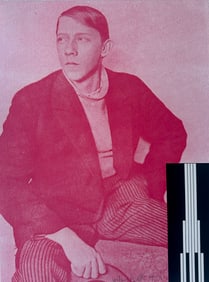 Dan Flavin signed lithograph. 1973. One of 300 copies.