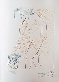 Paradis Perdu, with 10 signed and numbered drypoints by Dali, one of 150 copies, 1974