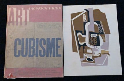 Art D'Aujourd'Hui, 1953, with silkscreen by Gris.