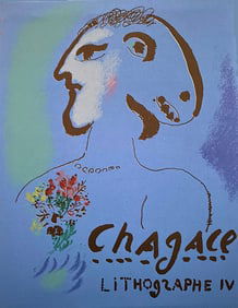 Chagall lithographe IV. With two original lithographs by Chagall.