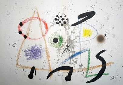 Miro, Alberti. MARAVILLAS Lithographs by Miro.