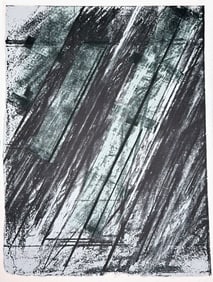 Cy Twombly signed lithograph. 1973. One of 300 copies.