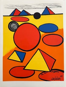 Alexander Calder Original Lithograph. 1975. One of 575 copies