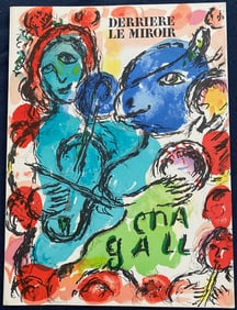 Derriere Le Miroir 198. with 3 lithographs by Chagall.