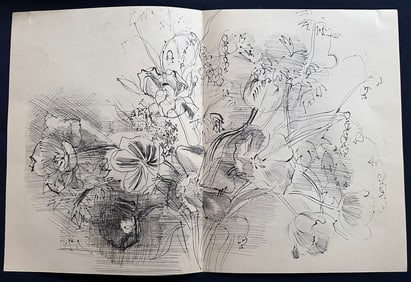 Drawings and sketches from the cartoons and notebooks of Raoul Dufy. 1944.