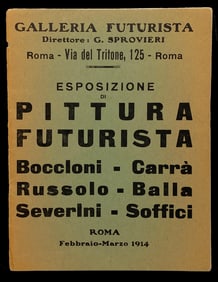 Esposizione di Pittura Futurista 1914.