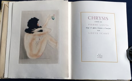 Chrysis. With 15 original etchings by Icart. 1940.