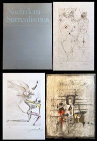 Nach dem Surrealismus. Portfolio with 13 signed prints (Dali, Bellmer, other)