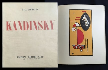 Cahiers d’art 1930. With a Woodcut by Kandinsky.