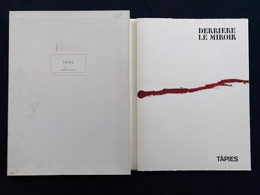 Derriere le Miroir  180 Tapies. Deluxe 1969.