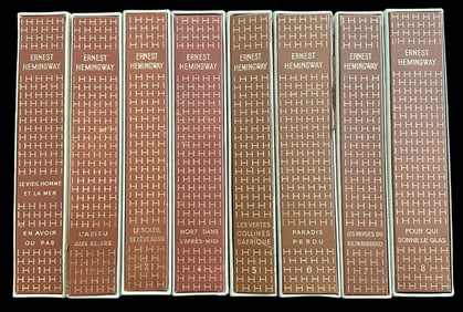 Hemingway. Oeuvres completes 8 vols. Lithographs by Masson and others