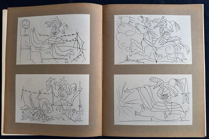Cahiers d'Art. 1-3. Picasso 'Songe et mensonge de Franco'. 12e année 1937.