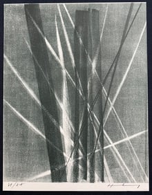 Hans Hartung signed and numbered Lithograph. 1966. One of twenty copies.