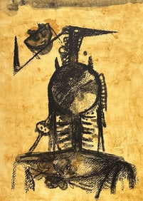 Wilfredo Lam Original signed Lithograph. 1978. One of 115 copies.