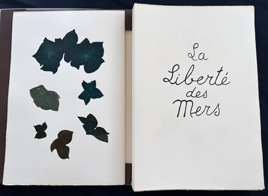 Braque, Reverdy. La liberte des Mers. With 7 lithographs in color.