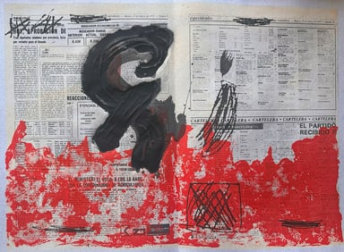 Petrificada Petrificante. Portfolio with 8 original etchings by Antoni Tapies. 1978.