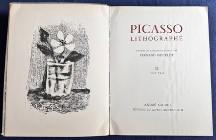 Picasso Lithographe 2. 1950. With two original lithographs by Picasso.