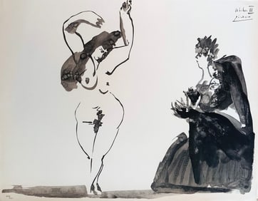 Picasso, Pablo. Toros, with 15 pochoirs.
