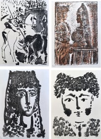 Le Carmen des Carmen, 1949, with 3 aquatints, 1 drypoint and 1 lithograph by Picasso. One of 275