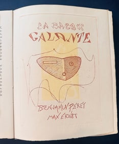 Ernst. La Brebis Galante. 1949. With 3 original etchings in color by Max Ernst