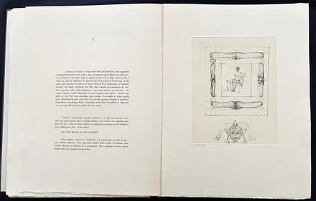 Bellmer. Les Anagrammes du Corps. Portfolio with 10 etching signed/numbered. Surrealisme.