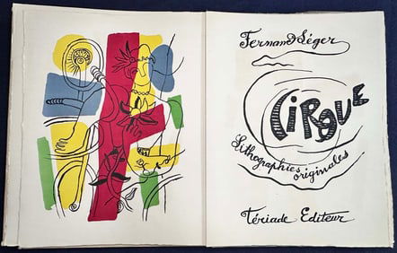 Leger. Cirque. 1950. With 63 original lithographs by Leger. One of 300 copies.
