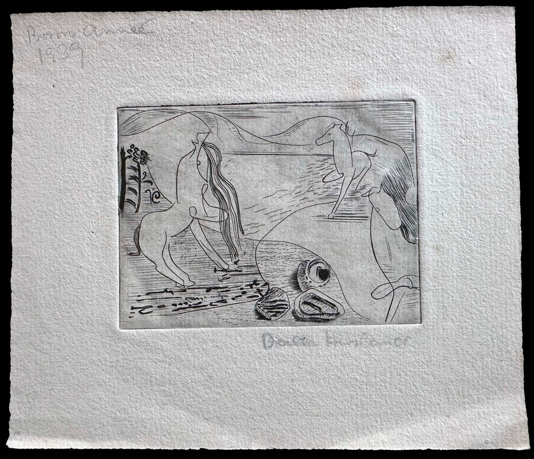 Etching by Dalla Husband 1939 (1 of 2)
