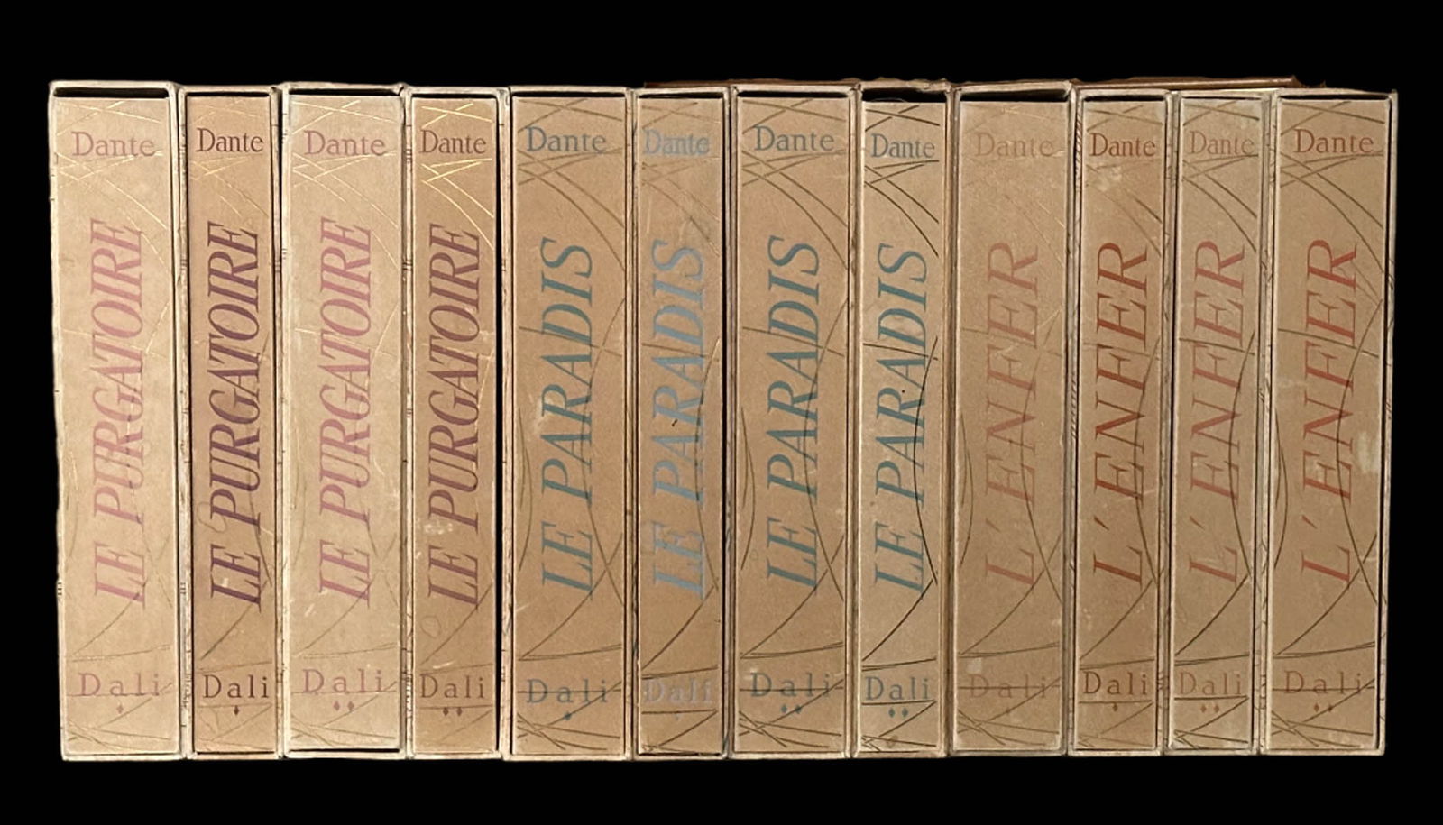 Dali. La Divine Comedie 12 vols. One of 350 deluxe copies with 100 prints + suite and decomposions. (1 of 6)