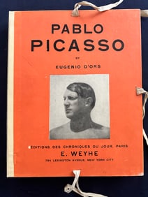 Pablo Picasso par Eugenio D’ors. 1930. With four color pochoirs by Picasso