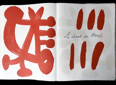 PICASSO. REVERDY. Le chant des morts. Poem with 125 lithographs by Picasso.