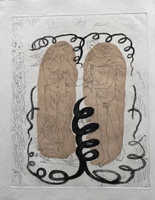 Theogonie. with 20 etchings by George Braque, 1955, one of 150 copies