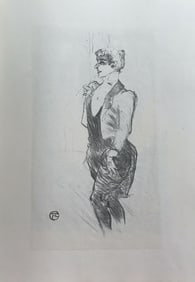 Lithograph by Henri de Toulouse-Lautrec. 1925.