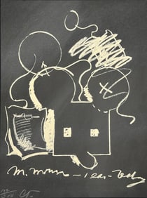 Claes Oldenburg signed lithograph. 1973. One of 300 copies.