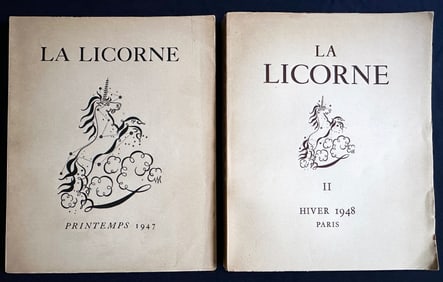 La Licorne. 1947-1948 two volumes.