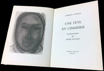 MATISSE. Une Fete en Cimmerie. With an original aquatint by Matisse