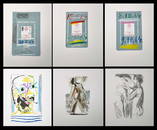 Picasso, Pablo. Le Gout du Bonheur. 3 notebooks after Picasso, 71 prints, 1970.