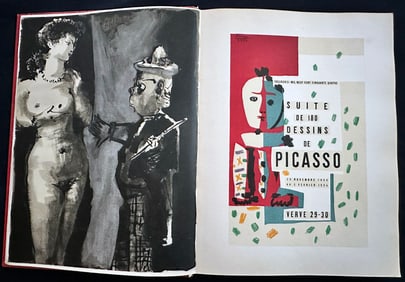Revue Verve 29-30 Picasso. A Suite Of 180 Drawings. with 16 ithographs