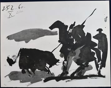 Picasso, Pablo. Toros, with 15 pochoirs.