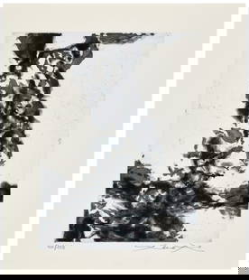 Zao-Wou-ki. Le Prophète. With a signed/numbered etching, 1992, one of 99 copies: Paris: Marwan Hoss / Imprimerie nationale, 1992. Three volumes (23.9 × 21.8 cm), in folded printed covers, housed in the original slipcase. French edition of Khalil Gibran’s The Prophet, translated
