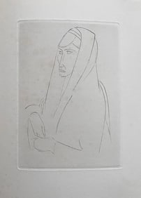 Andre Derain Etching. 1947. One of 380 copies.