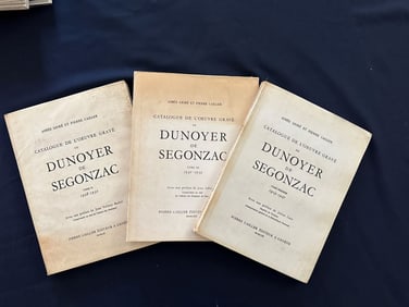 Catalogue de l’oeuvre gravé de Dunoyer de Segonzac Catalogue de l’oeuvre gravé de Dunoyer de
