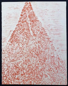 Henri Michaux Zincography. 1958.