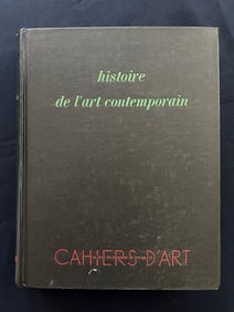 Histoire de l’art contemporain, by Christian Zervos
