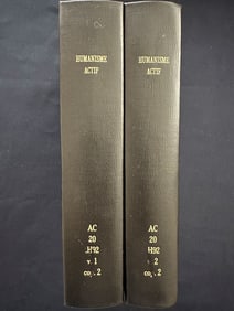 Humanisme Actif, foreword by Etienne Dennery, volume 1, 1968.